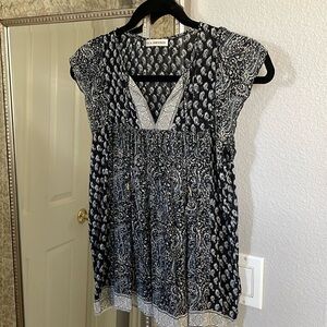 Ulla Johnson Flutter Sleeve Silk Top Size 2